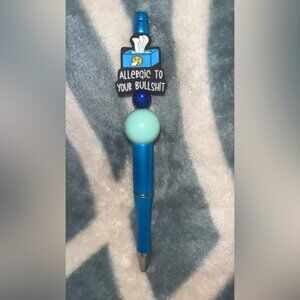 Blue and Teal Pen